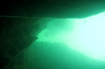 Fountain cave entry